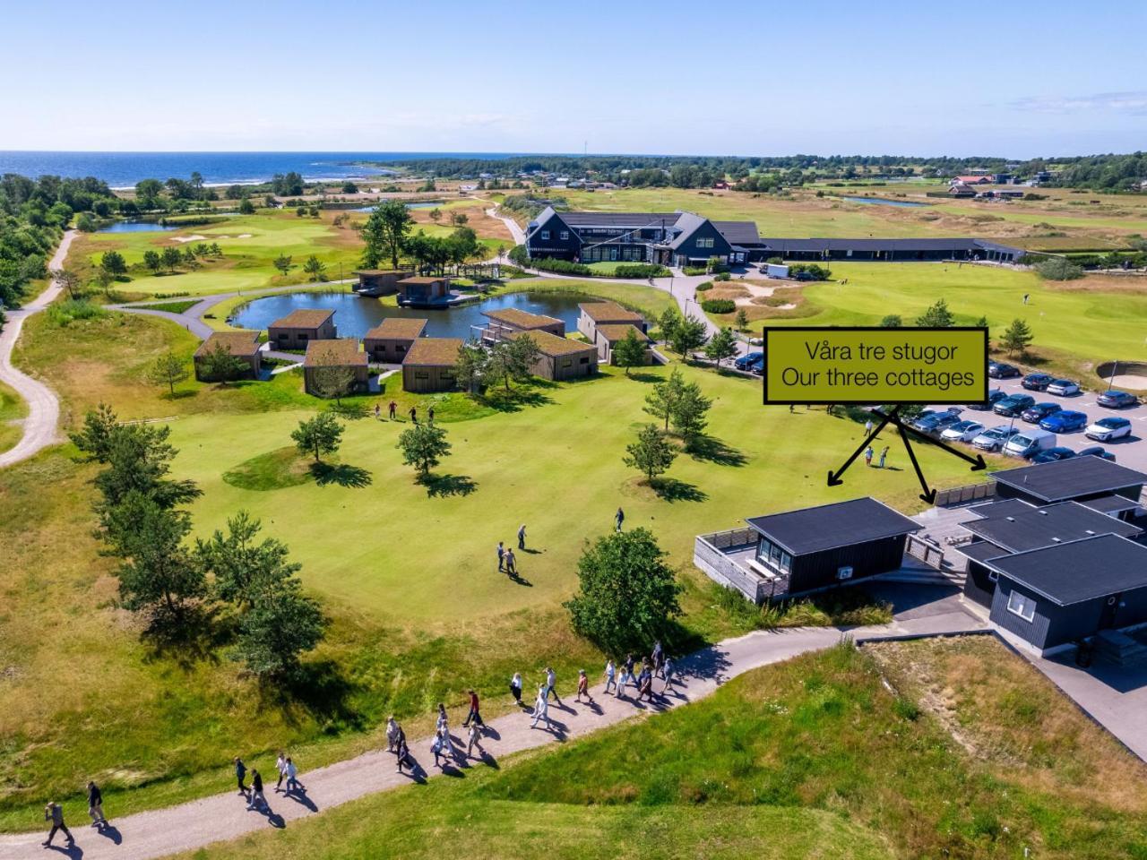 Halmstad Golfarena Stugor Exterior foto